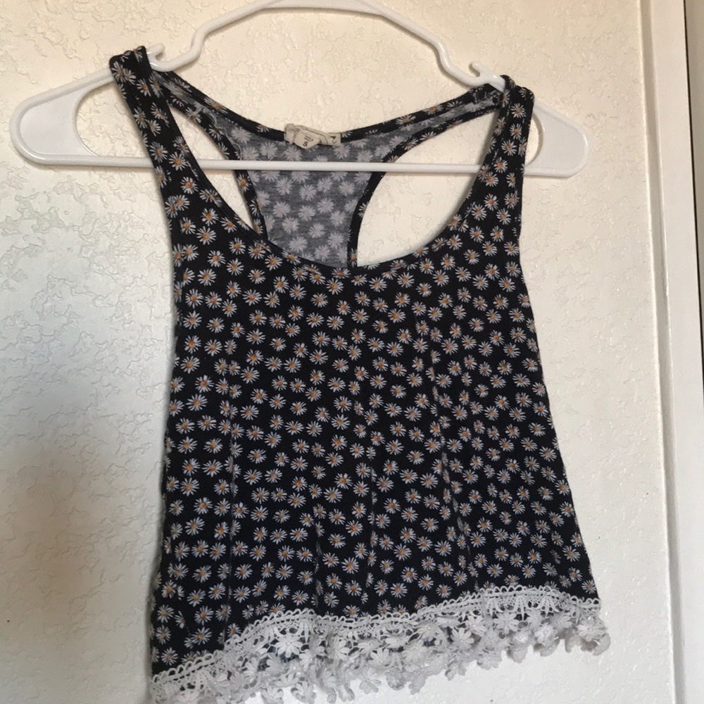 LA hearts Floral Crop Top.